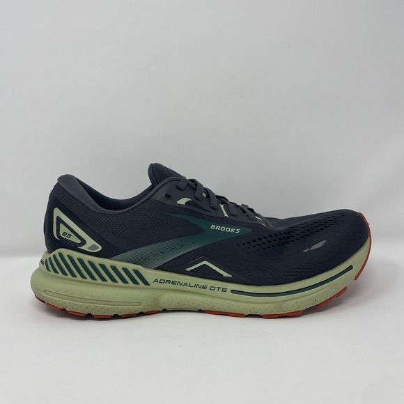 Brooks Other - Brooks Adrenaline GTS 23 Mens Size 10 Medium D Blue Goblin Lime Running Sneakers